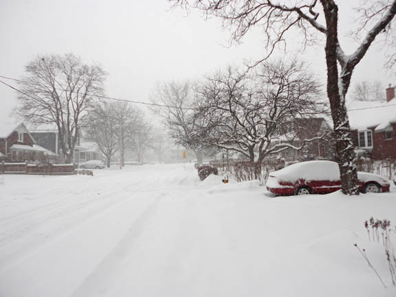 And looking north...