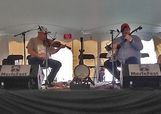 Kirk Sutphin and Riley Baugus at Merlefest 2013