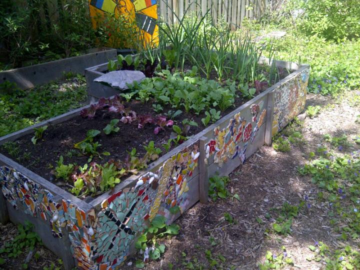 The marginal veggie garden