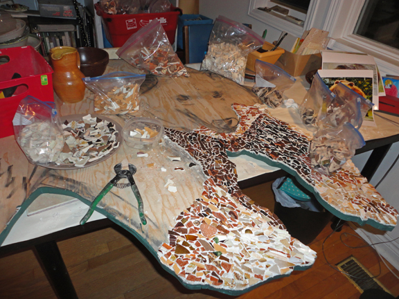 The bear in progress