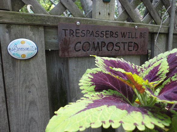 What signs are in your garden? 