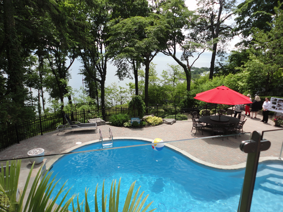 Lots of Pools today folks! Oh yeah, that spectacular great lake, Lake Ontario is the blue 'sky' in the background.  