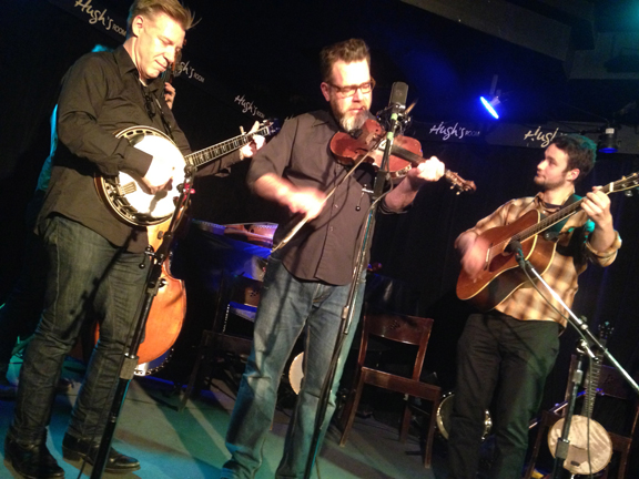 Chris Quinn with a great local bluegrass outfit