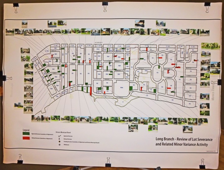 Severance activity in South Long Branch - support material from the public meeting