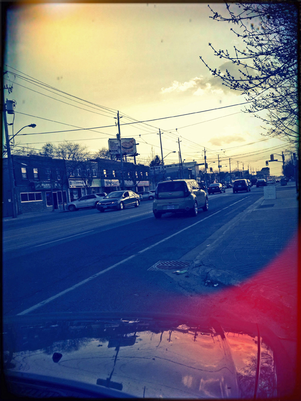 Lakeshore Blvd facing west near 27th Street.